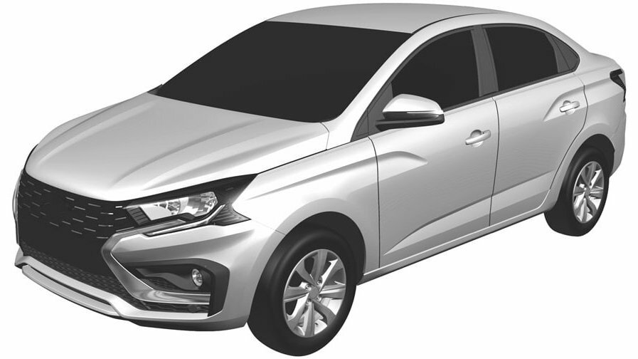 Седан и кросс-универсал Lada Iskra рассекречены на патентных рисунках