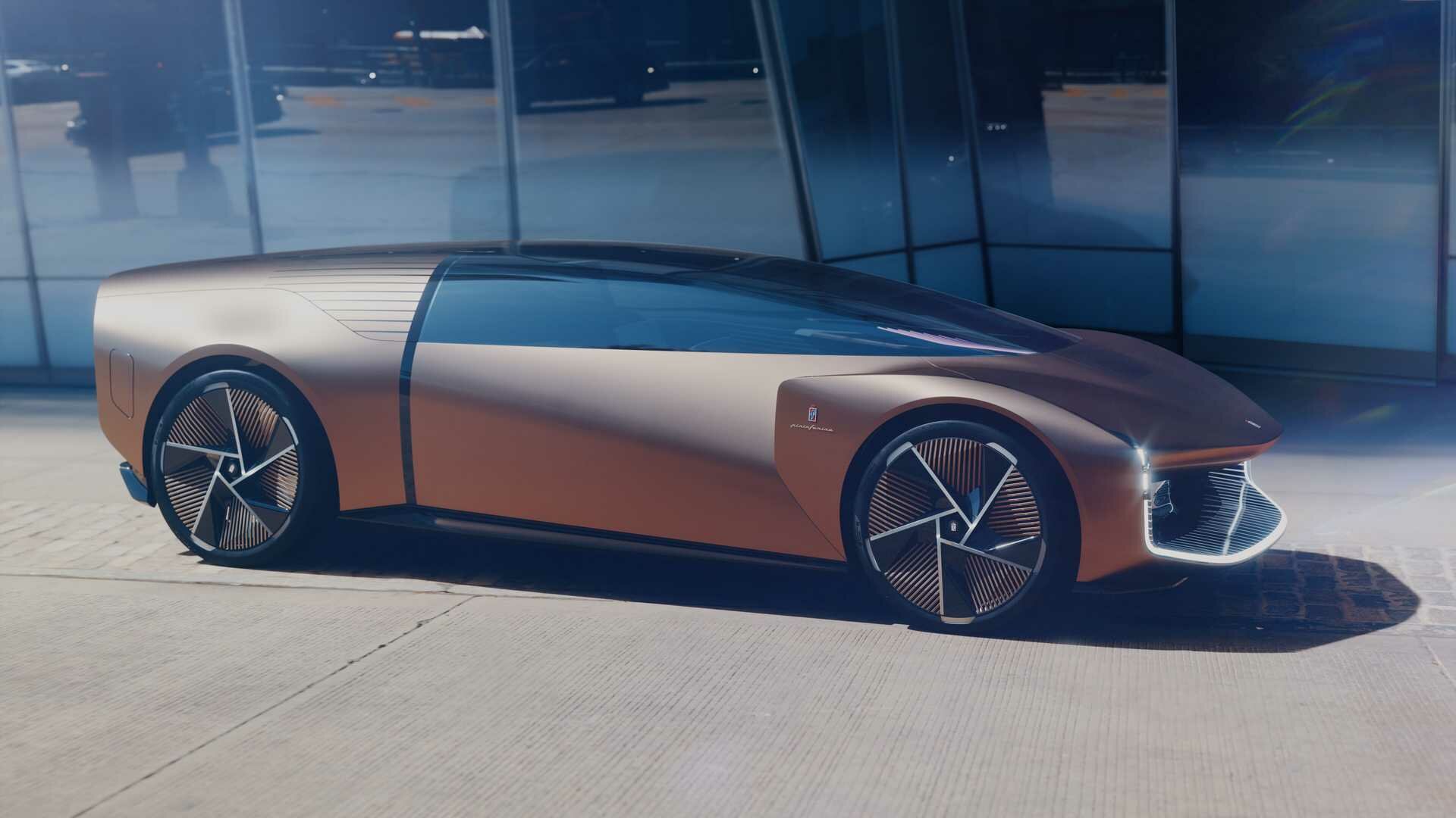 Pininfarina показала роскошный электрокар без руля и с местами для сна