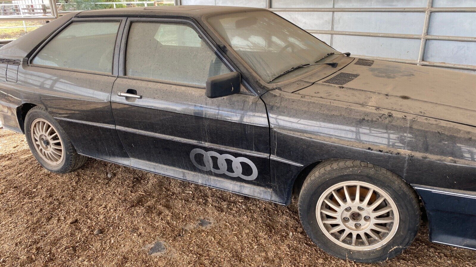 На eBay выставили культовую Audi Quattro, которая четверть века простояла в сарае в Аризоне