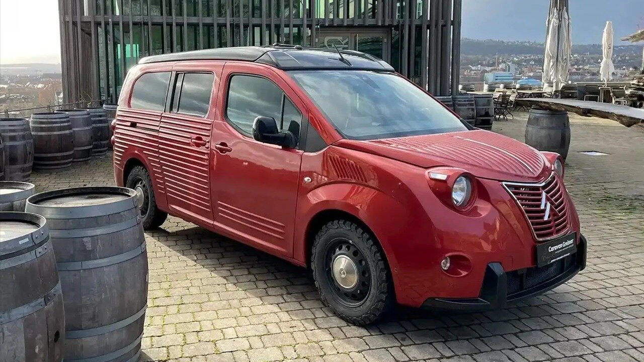 Немецкая фирма Vanderer показала мини-кемпер на базе Citroen в ретростиле