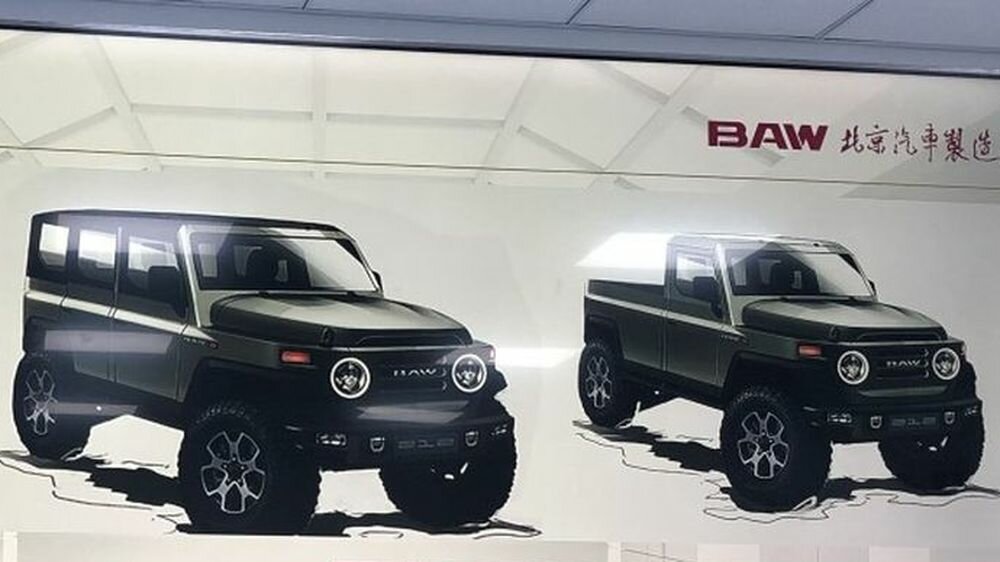 Раскрыты подробности о начинке «китайского УАЗа» после обновления: три мотора, три кузова и два разных интерьера