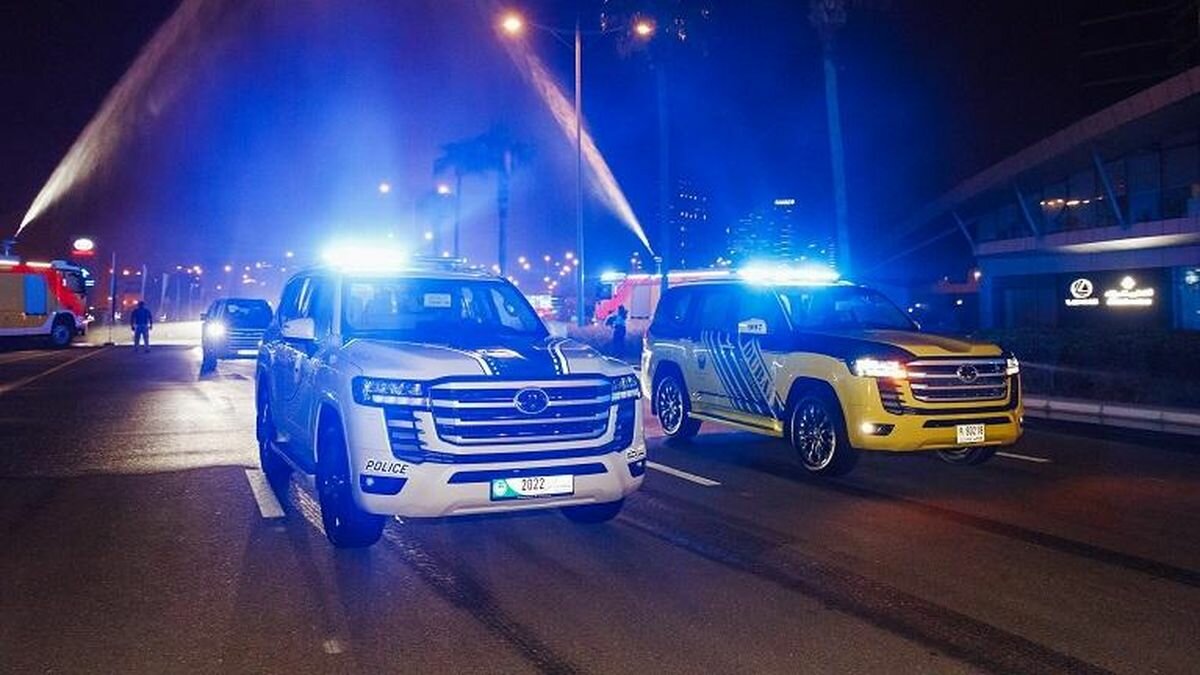 Новый Toyota Land Cruiser заступил на службу в полиции Дубая