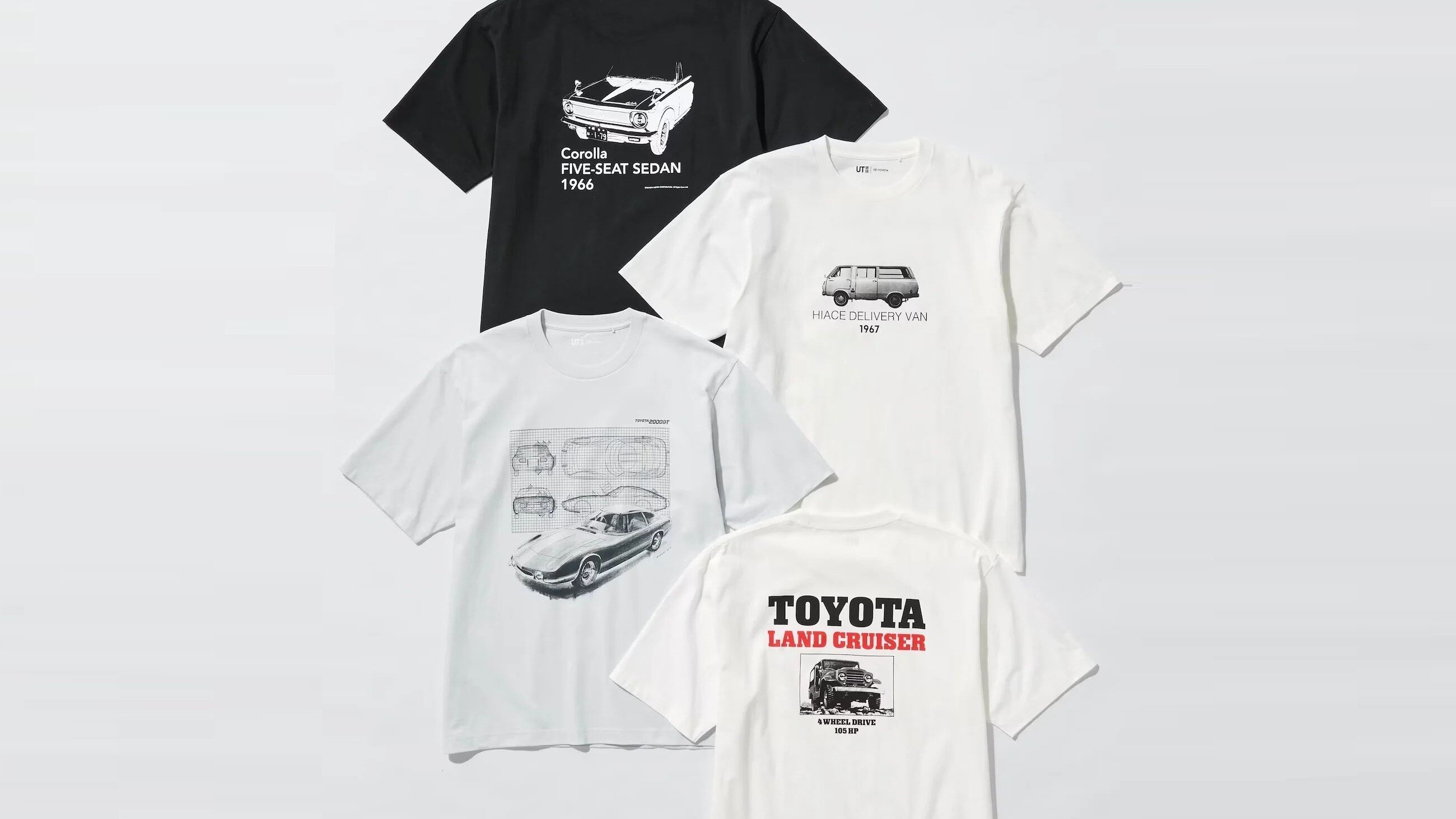 Бренд Uniqlo выпустил серию футболок с культовыми Toyota
