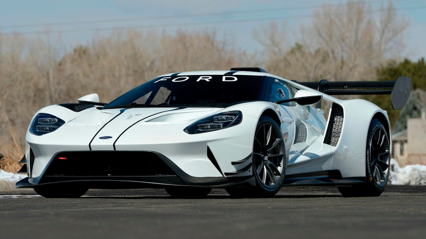 На продажу выставлен редкий трековый Ford GT, который использовали всего 8 часов
