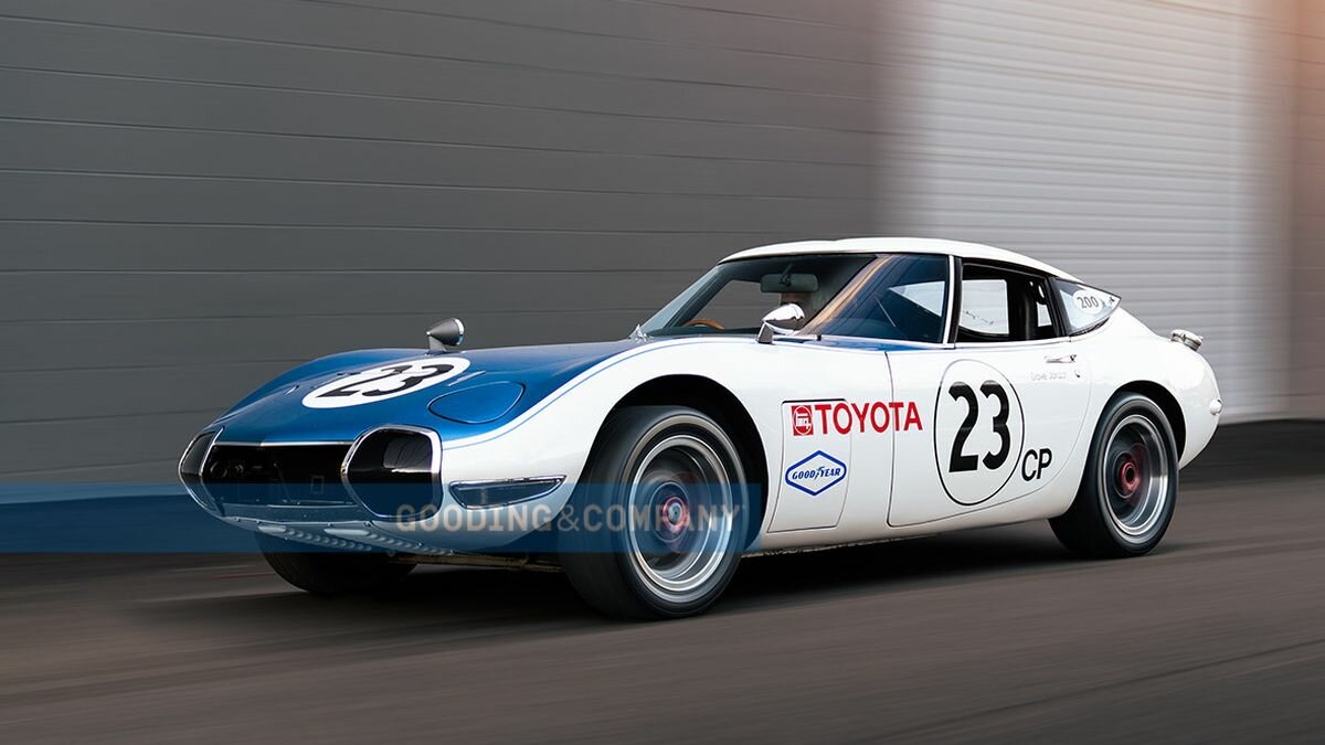 Редчайшую Toyota 2000GT, подготовленную Кэрроллом Шелби для гонок, пустят с молотка
