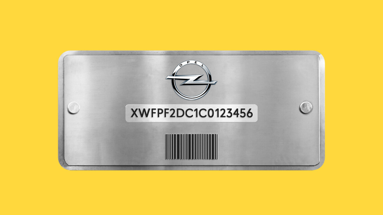Как расшифровать VIN Opel