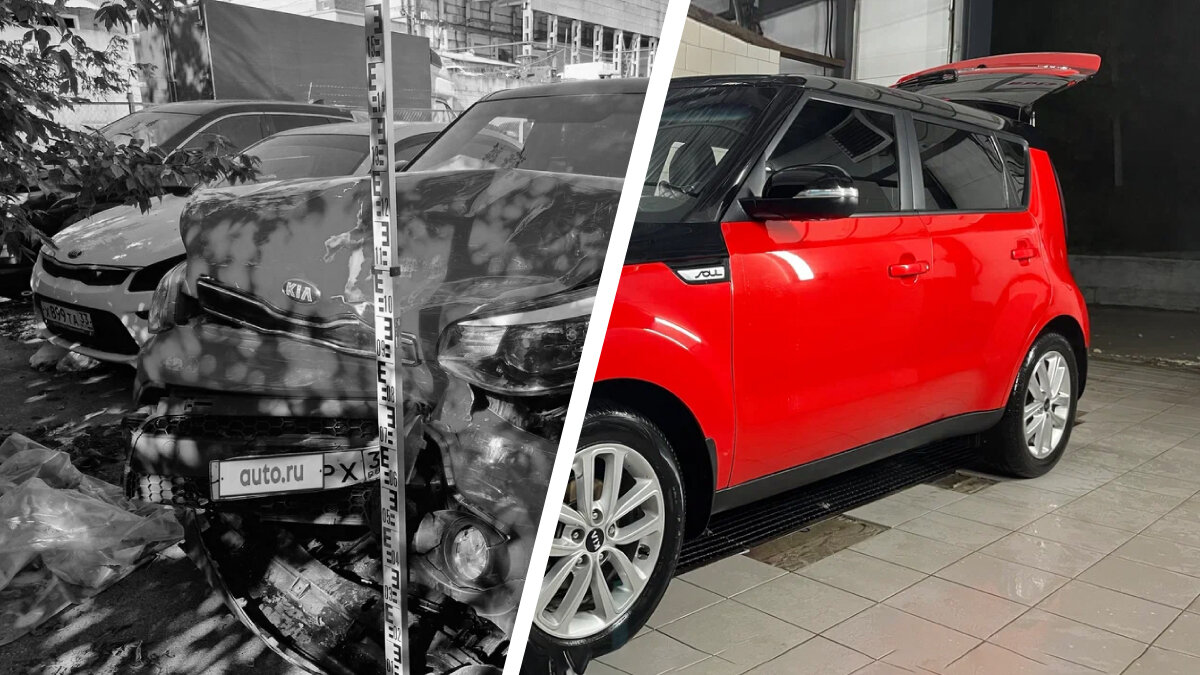 Kia Soul, заднее стекло которого вылетело от удара спереди: о чём не рассказывает продавец