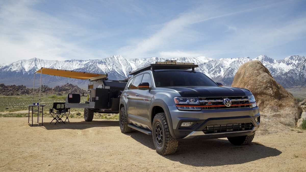 Volkswagen Teramont подготовили для бездорожья и дальних путешествий