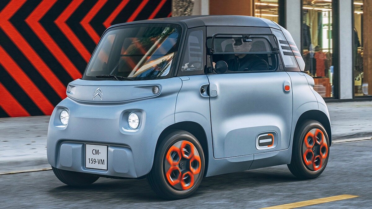 Марка Citroen придумала электрокар, на котором можно ездить без прав