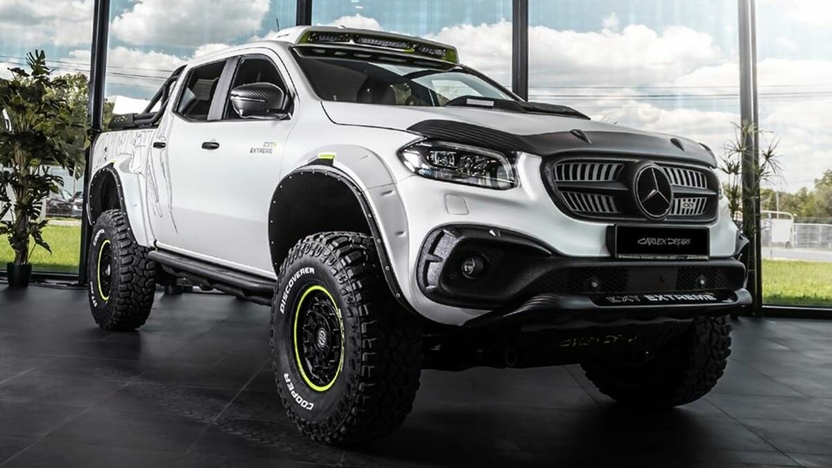 Пикап Mercedes-Benz X-Class прокачали для экстремального бездорожья