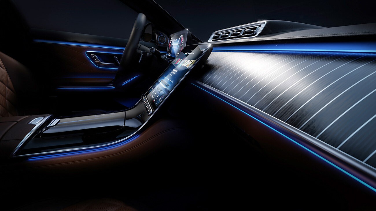 Посмотрите на детальные фотографии салона нового Mercedes-Benz S-класса
