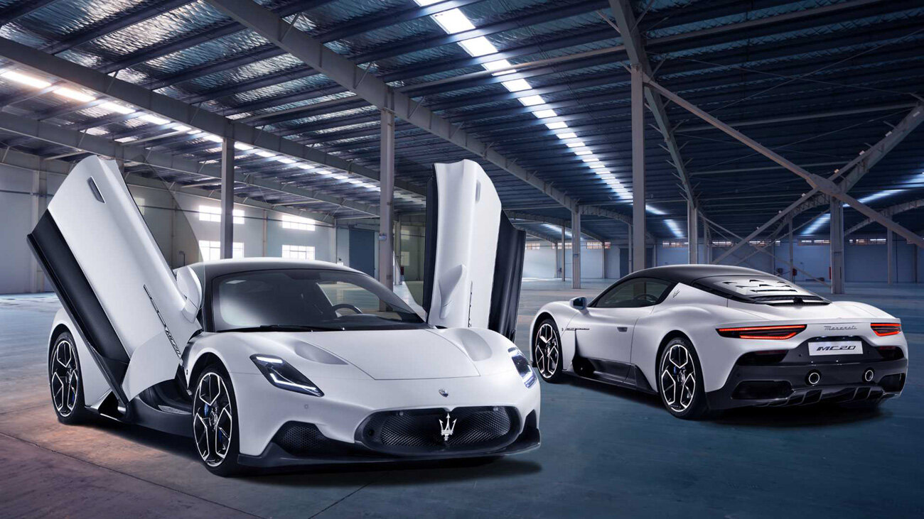 Суперкар Maserati MC20 представлен официально: он разгоняется до 325 км/ч