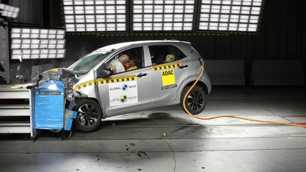 Kia Picanto провалил краш-тест: ни одной звезды по версии Latin NCAP