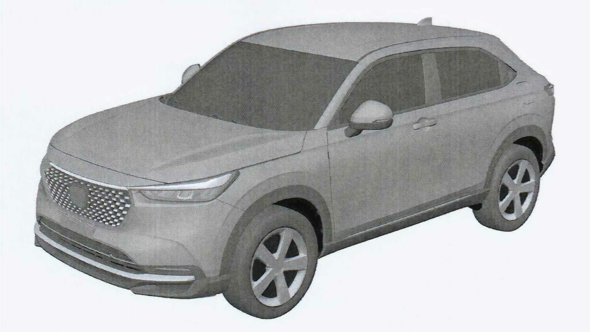 Новый кроссовер Honda HR-V раскрыли на патентах: он похож на китайские модели