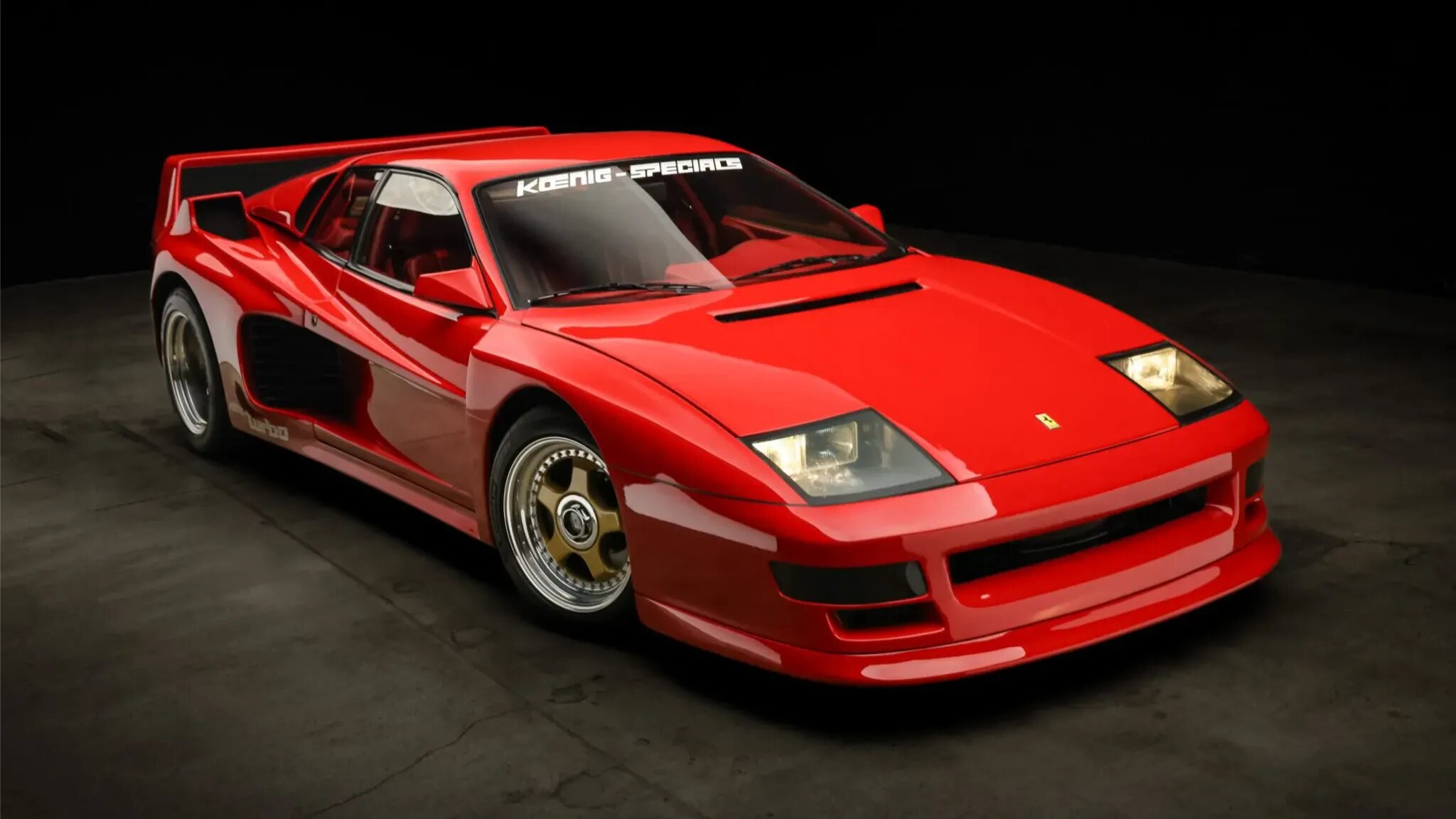 За раритетную 1000-сильную Ferrari Testarossa от Koenig выложили на аукционе 525 тысяч долларов