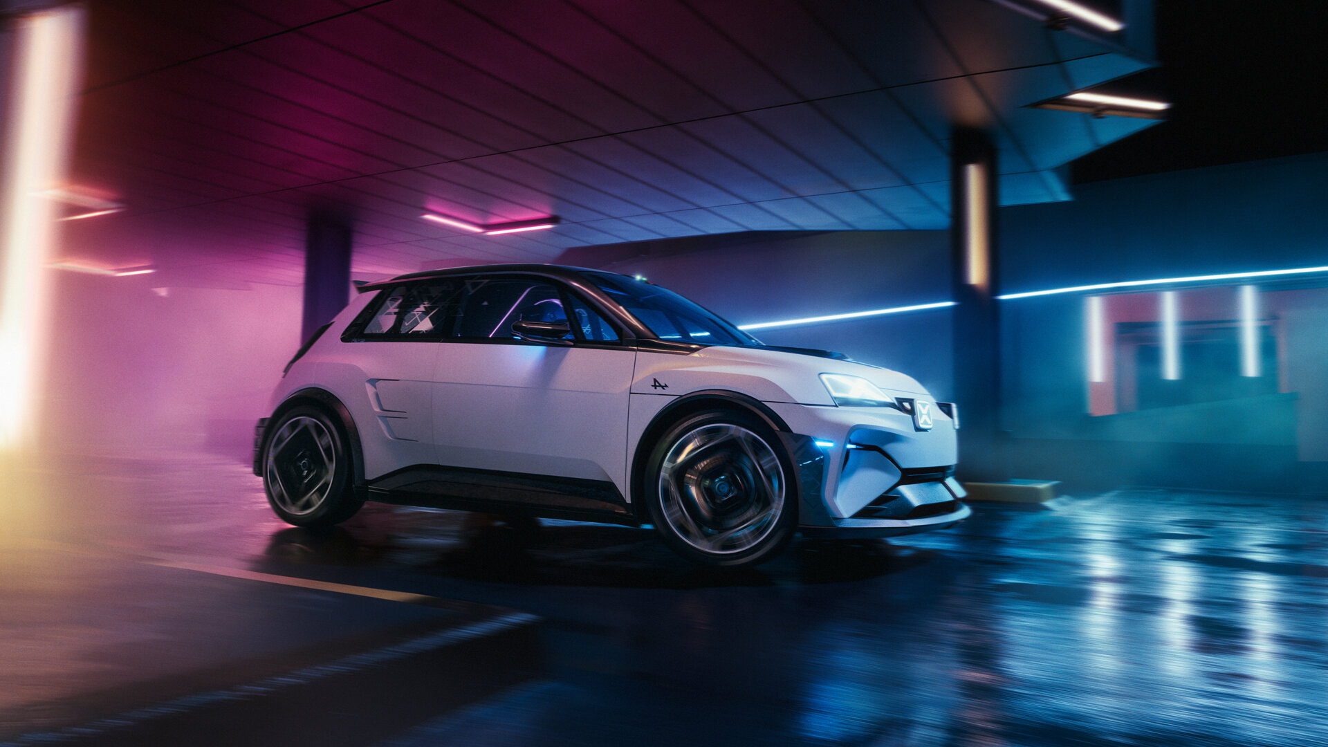 Alpine представила батарейный хот-хэтч A290_β с рулём по центру