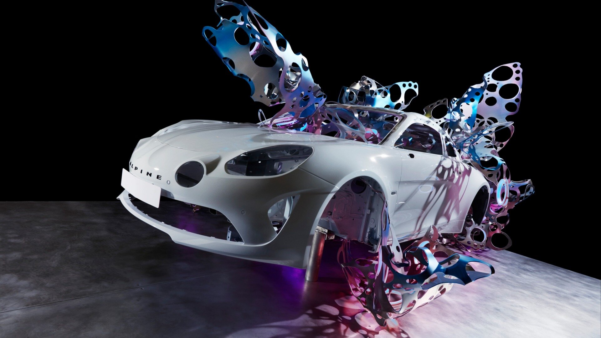 Купе Alpine A110 превратилось в экзотический арт-кар