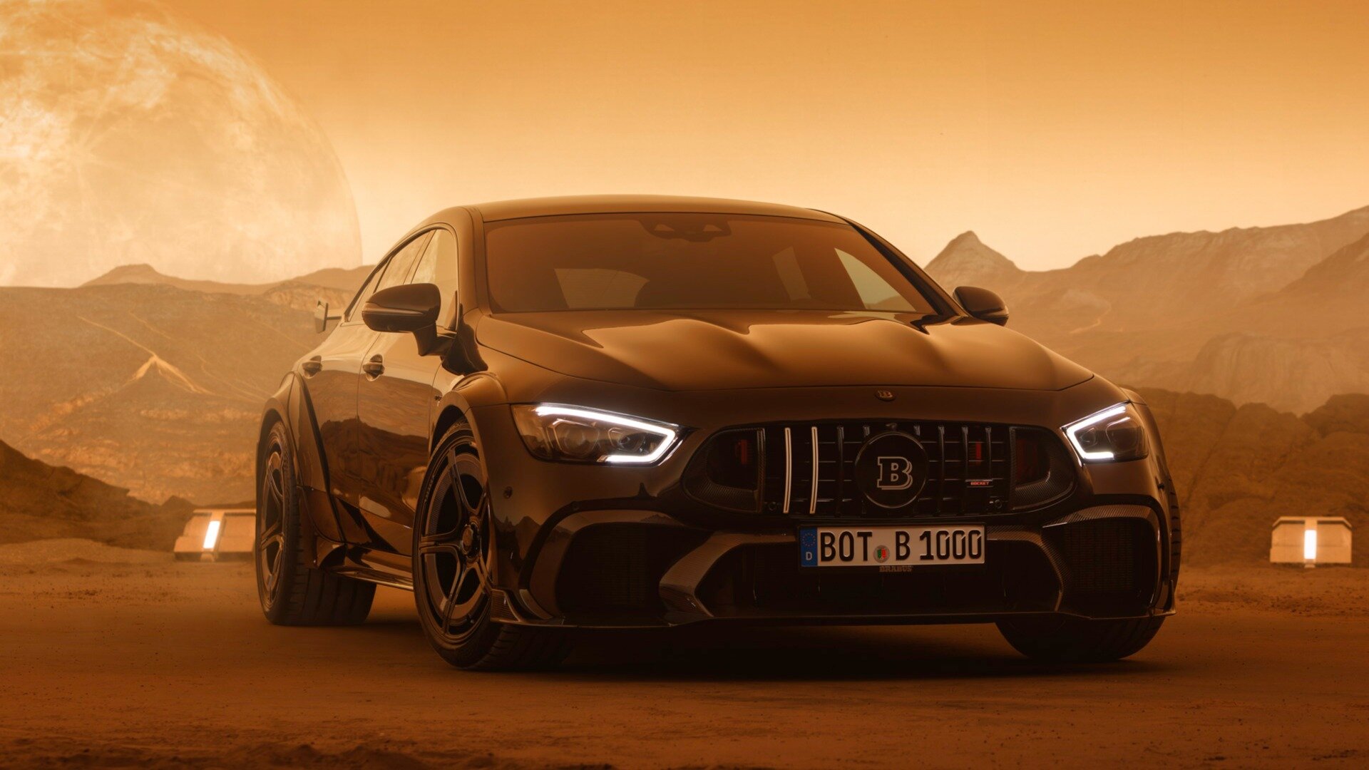 Brabus превратил лифтбек Mercedes-AMG GT в 1000-сильную «ракету»