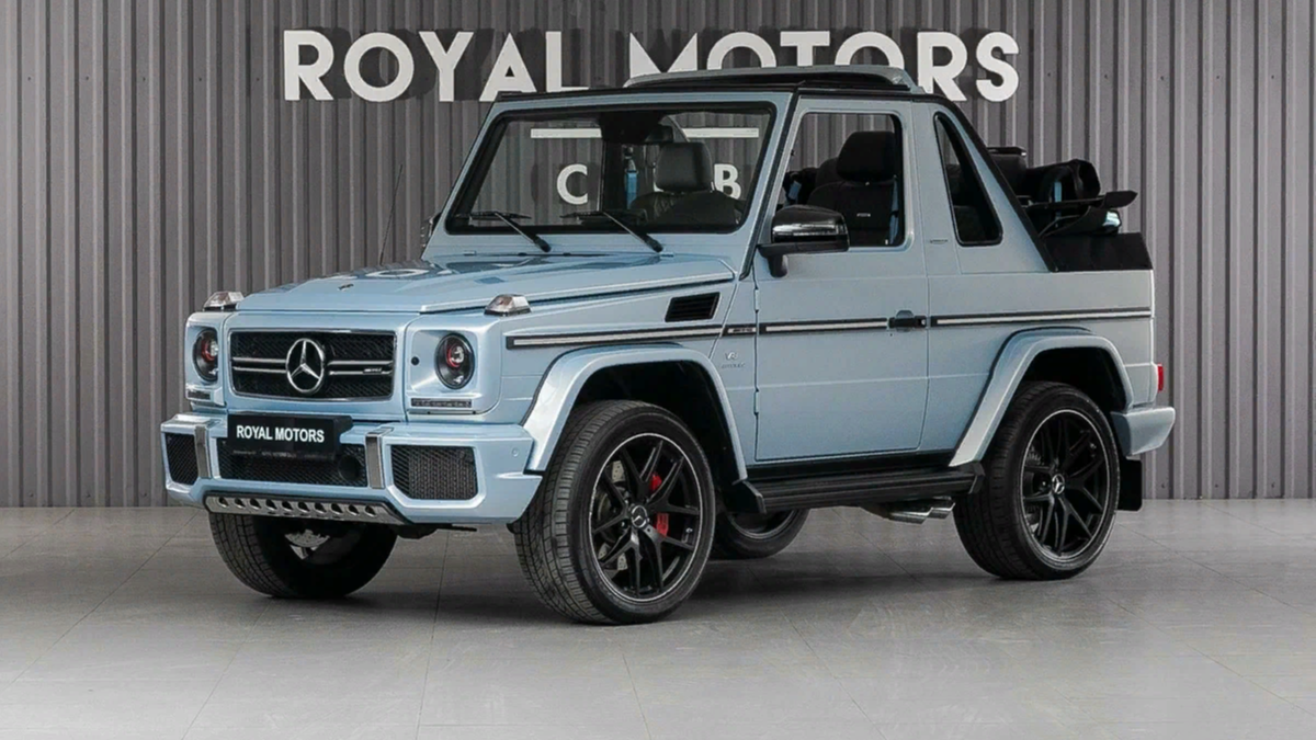 14-летний Mercedes-Benz G 500 продают по цене двух новых — всё потому, что это редкий кабриолет