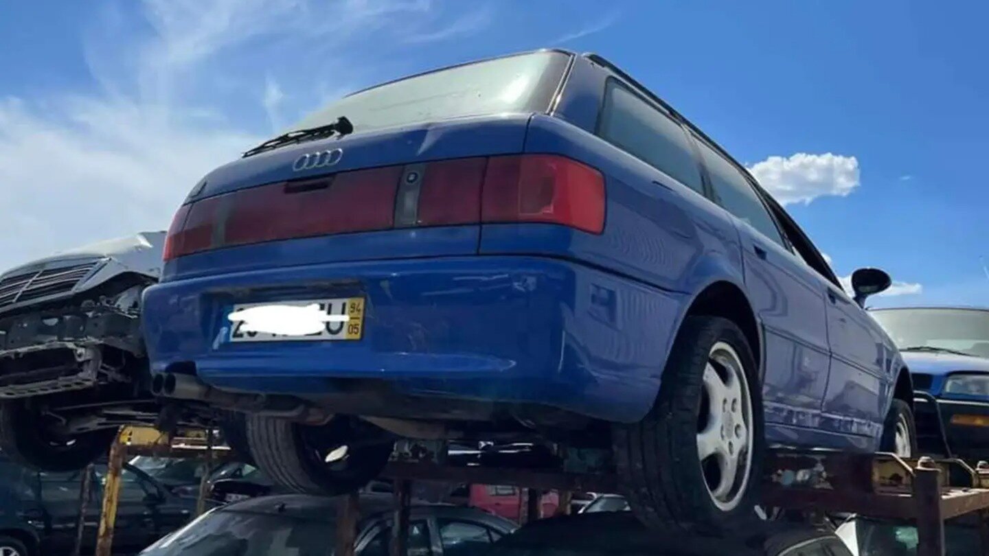 На португальской свалке нашли очень редкий спортуниверсал Audi RS2