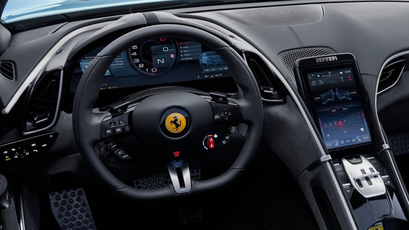 Будущие модели Ferrari перейдут на OLED-дисплеи Samsung