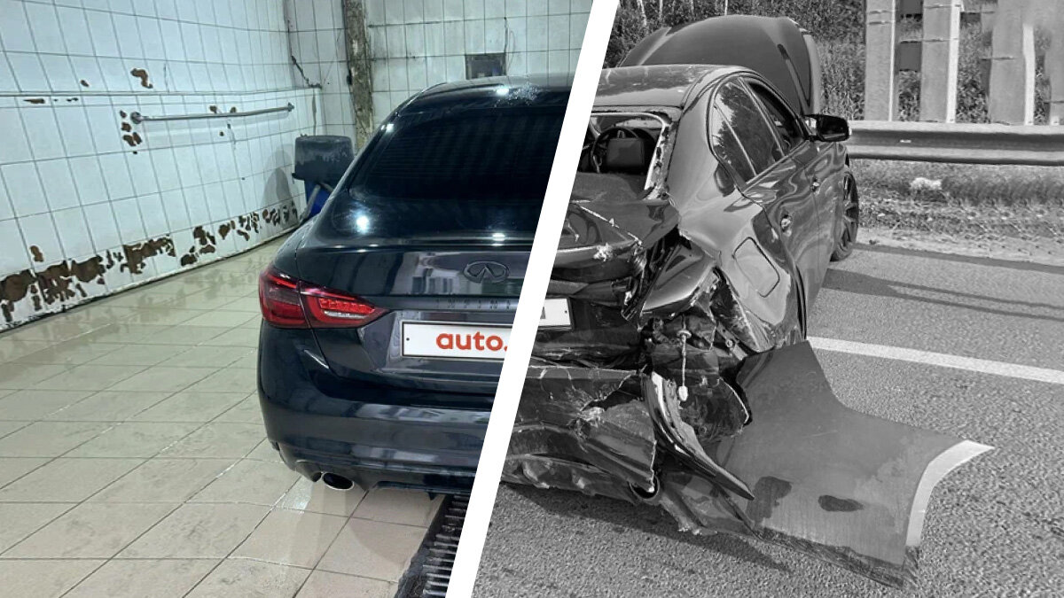 Infiniti, которому «выбили» мотор ударом сзади: о чём не рассказывает продавец