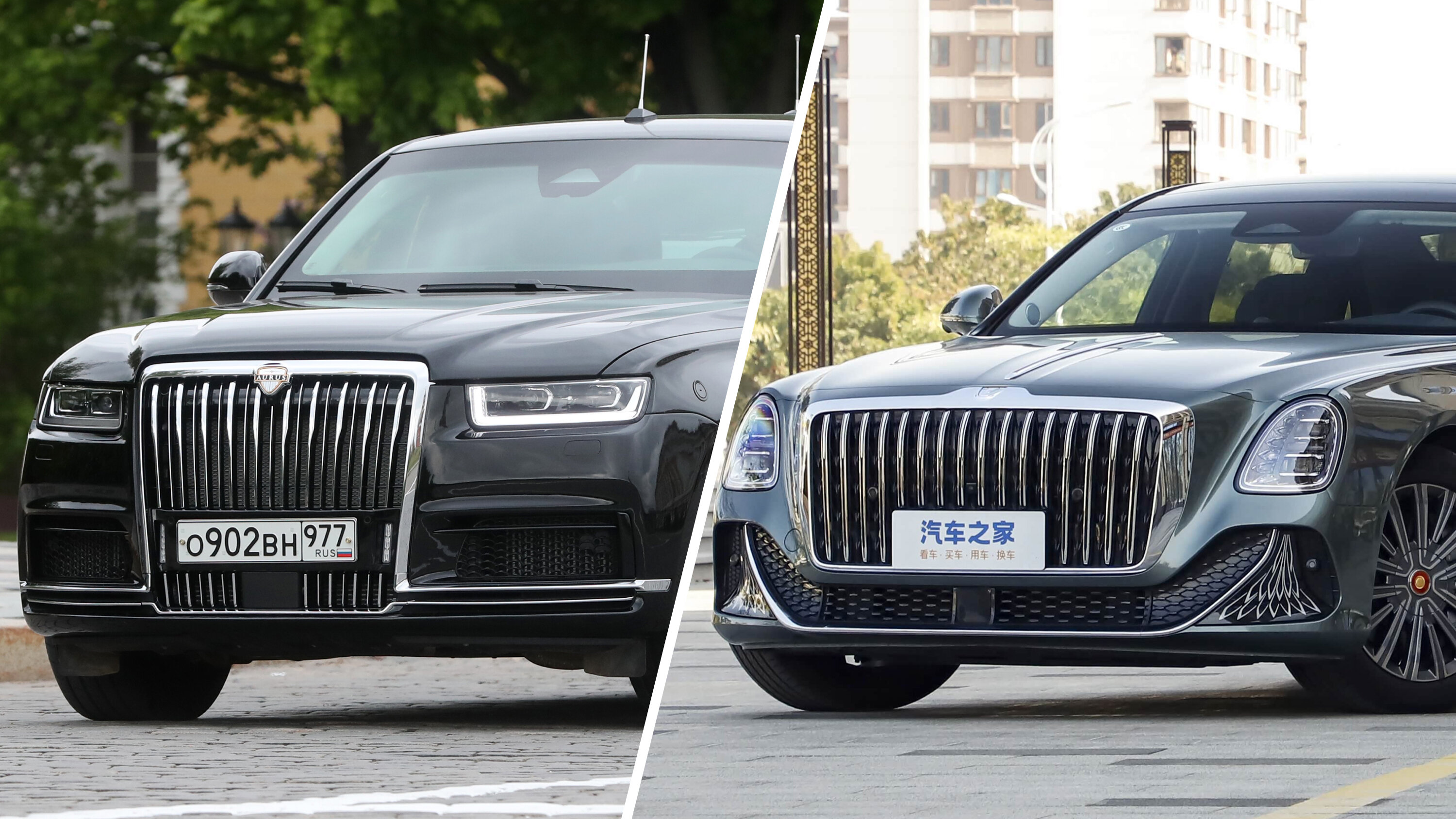 Новый Aurus Senat против Hongqi L1: заочная битва роскошных седанов