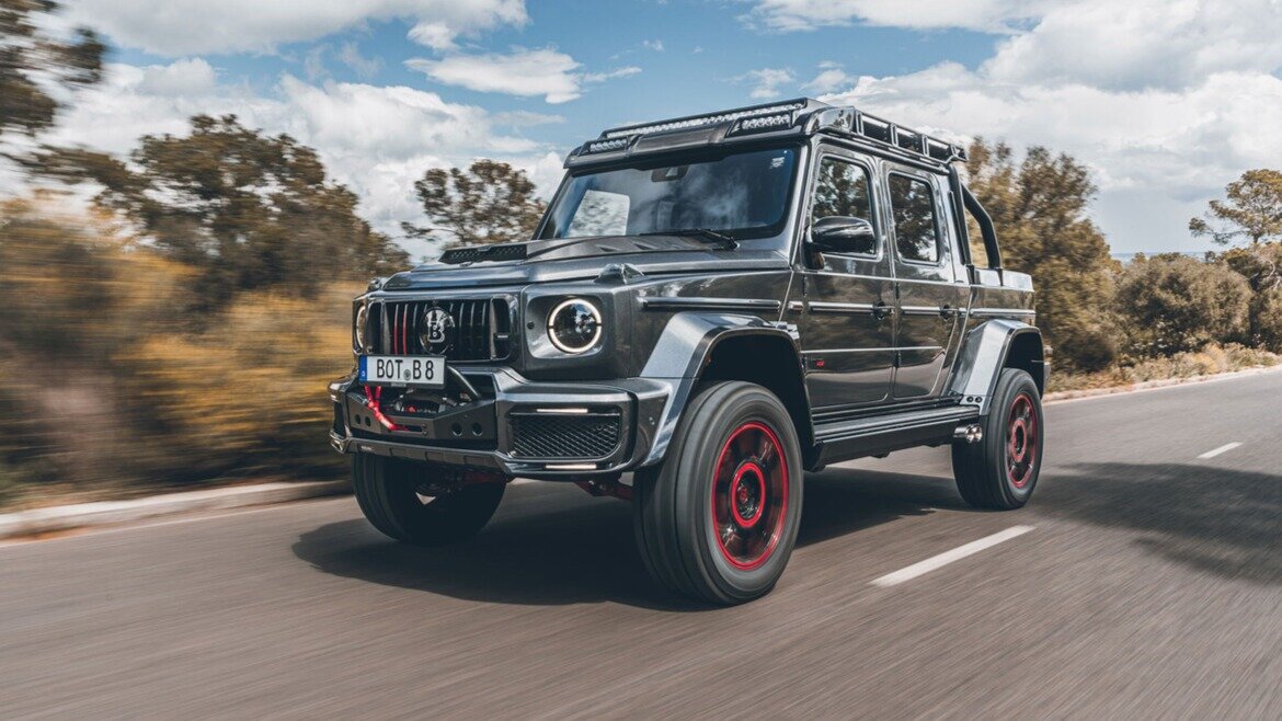 Представлен новый пикап от Brabus: 900 сил и полуметровый клиренс