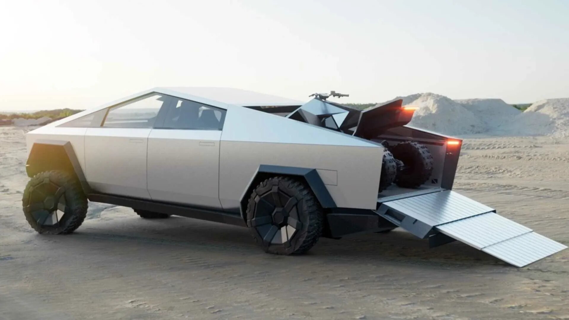 Tesla обновила патент на квадроцикл Cyberquad в преддверии выпуска Cybertruck