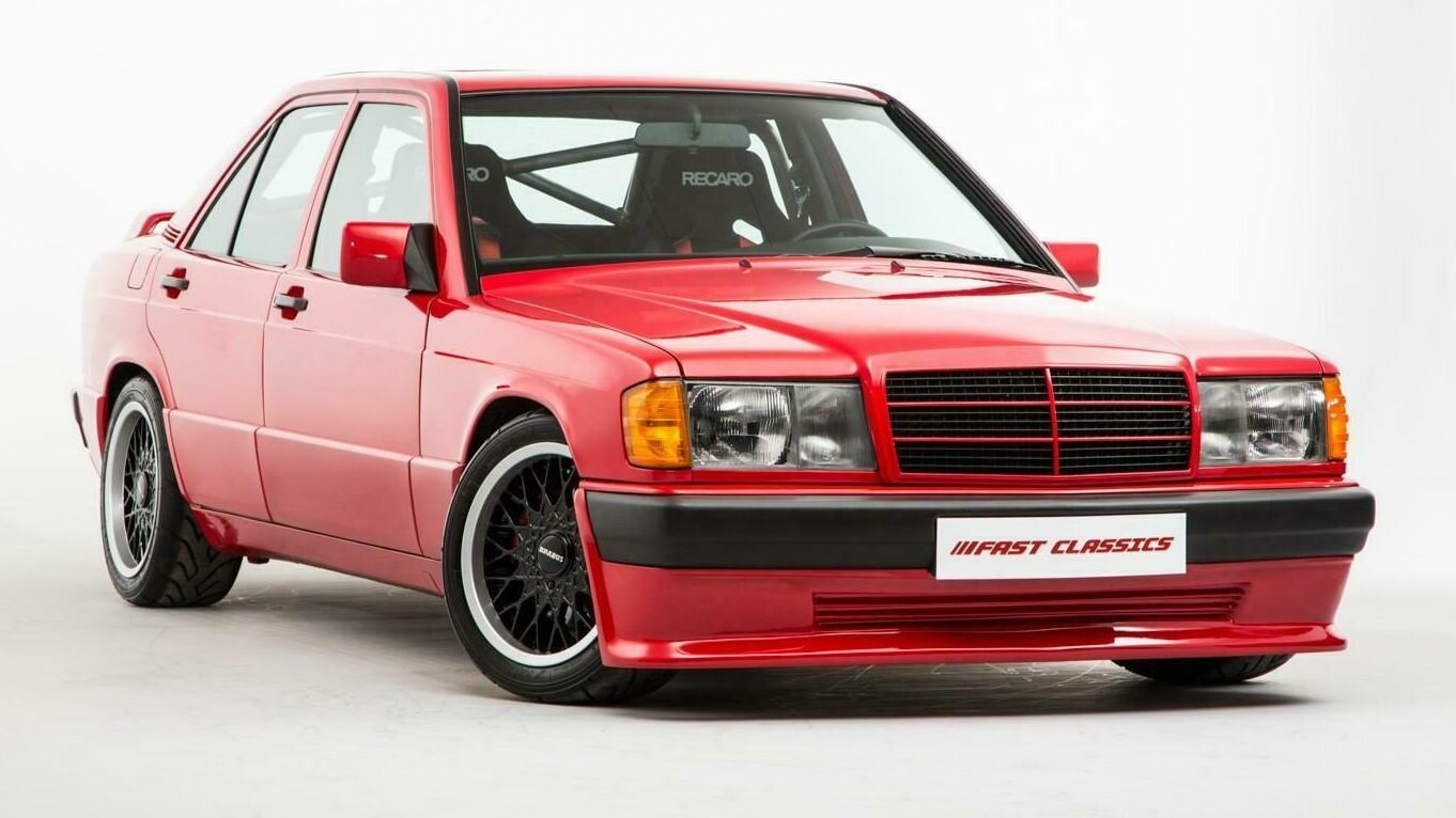 На продажу выставлен уникальный Mercedes-Benz 190 — это прототип от Brabus