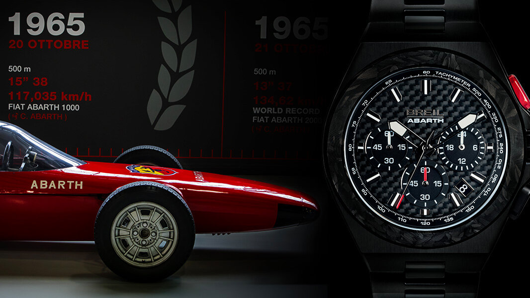 У Abarth появились наручные часы в честь мирового рекорда 60-летней давности