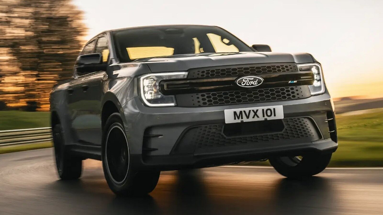 Пикап Ford Ranger в спорт-версии MS-RT стал на 81 миллиметр шире