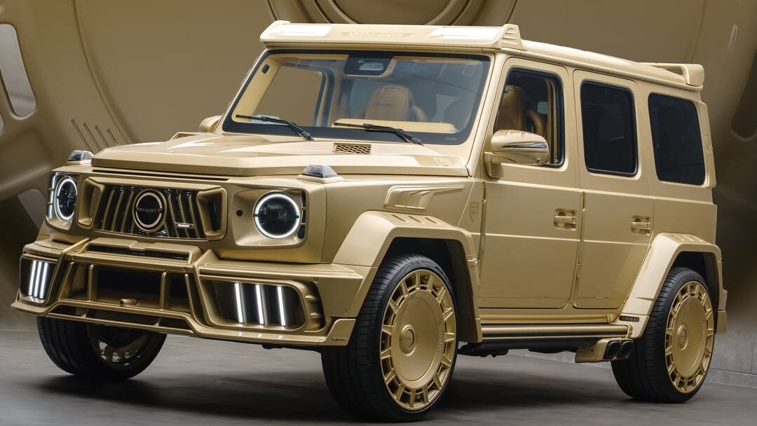 Ателье Mansory показало очень золотой Гелендваген