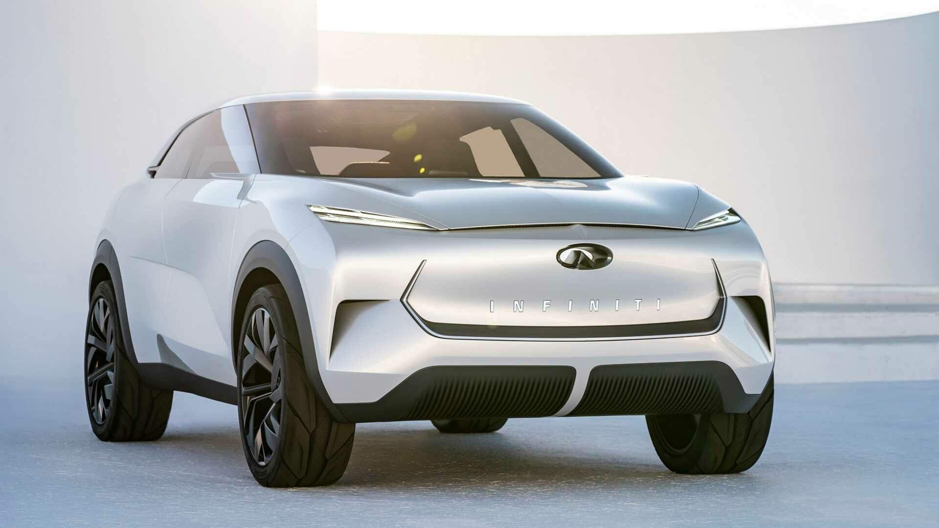 Будущее электрокаров Infiniti показали на прототипе цвета снега с горы Фудзи