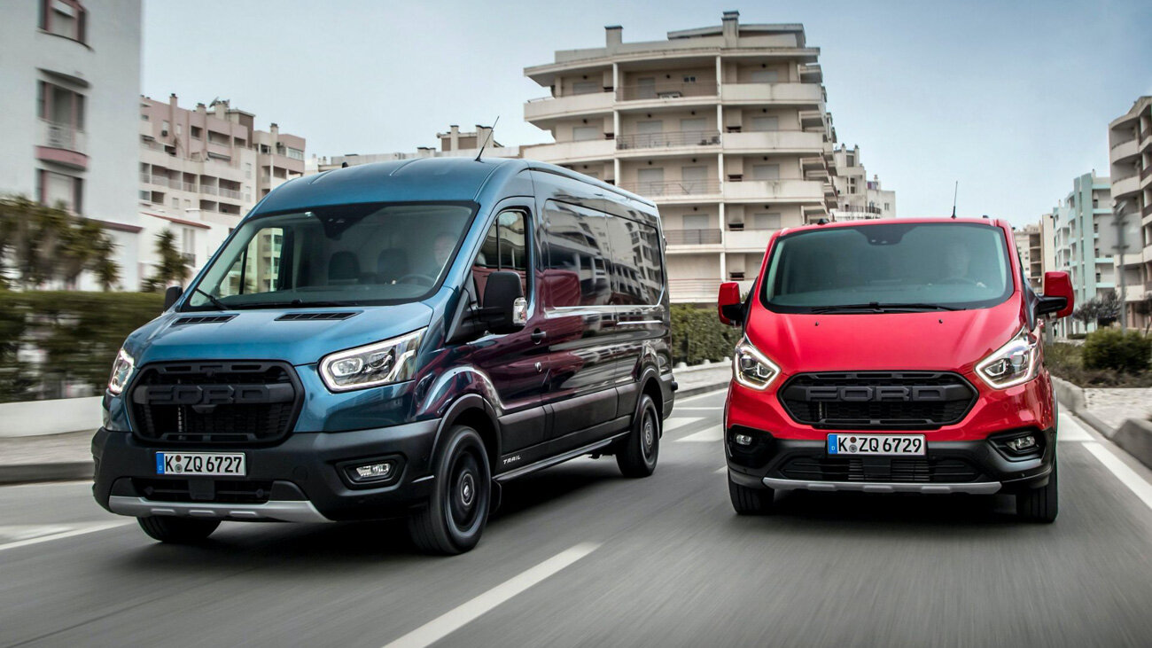 Ford выпустил «внедорожные» версии Transit и Tourneo