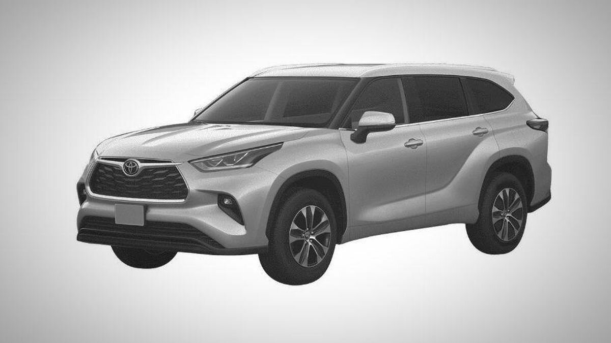 Toyota запатентовала новый Highlander для России