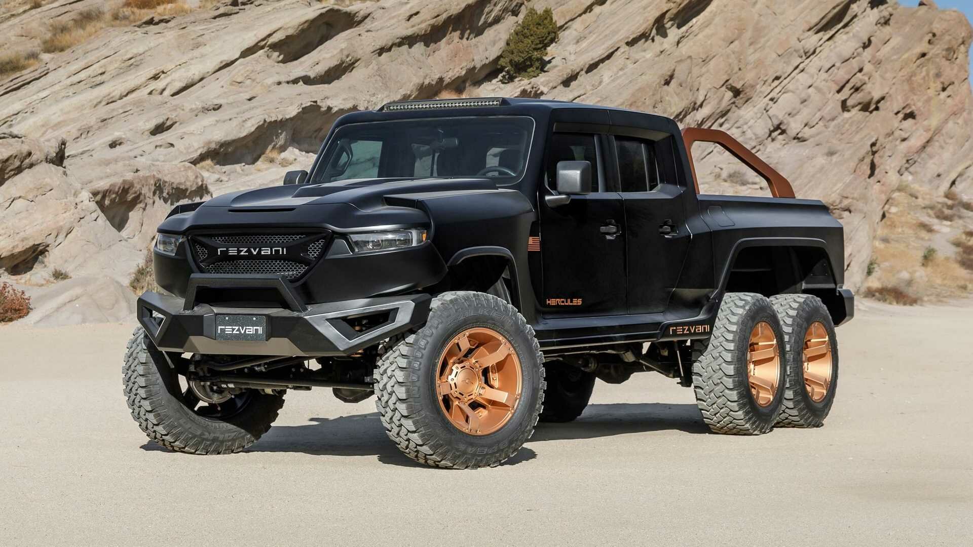 Гиперкар среди пикапов: 1318-сильный Rezvani Hercules 6x6 представлен официально
