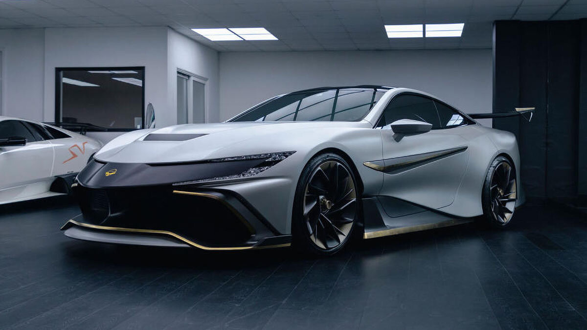 Британский стартап показал роскошный гиперкар на платформе BMW