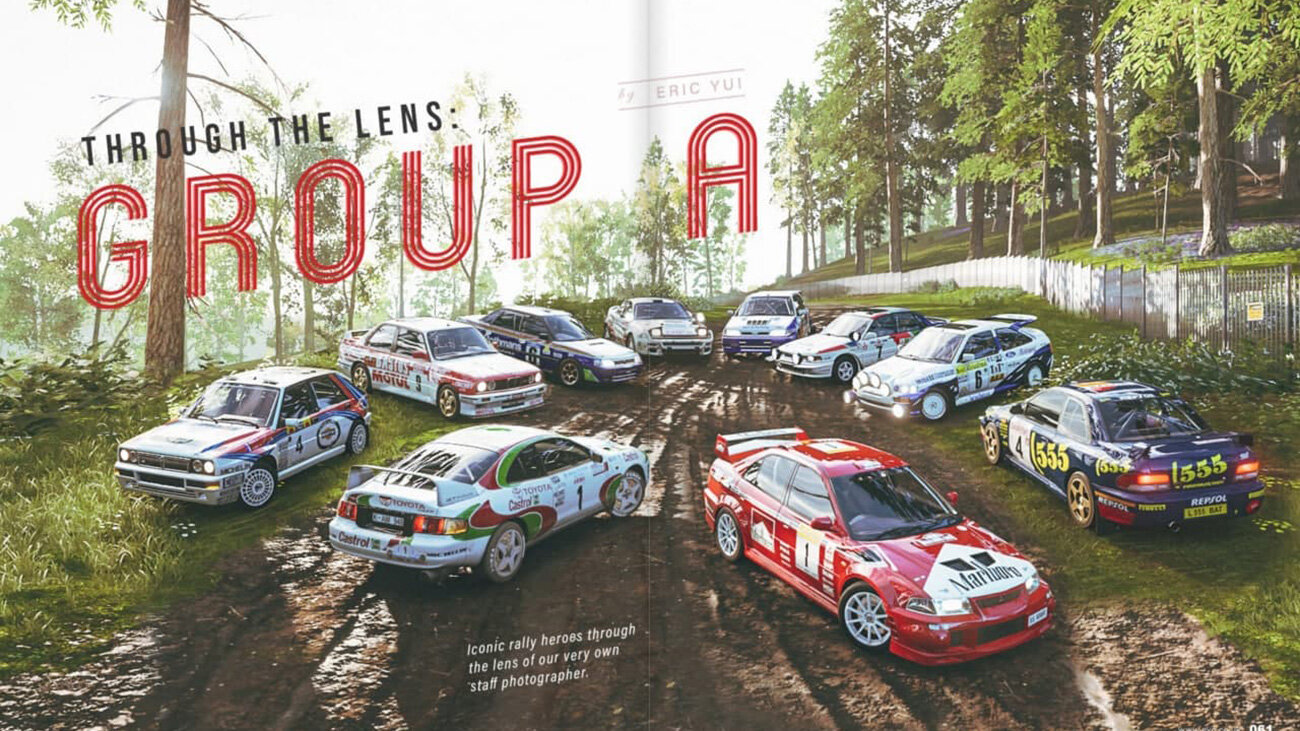 Дизайнер воссоздал автожурнал из скриншотов видеоигры Forza. И он выглядит слишком реалистично