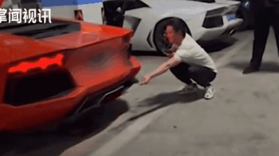 Посмотрите, к чему привела попытка пожарить мясо на выхлопе Lamborghini