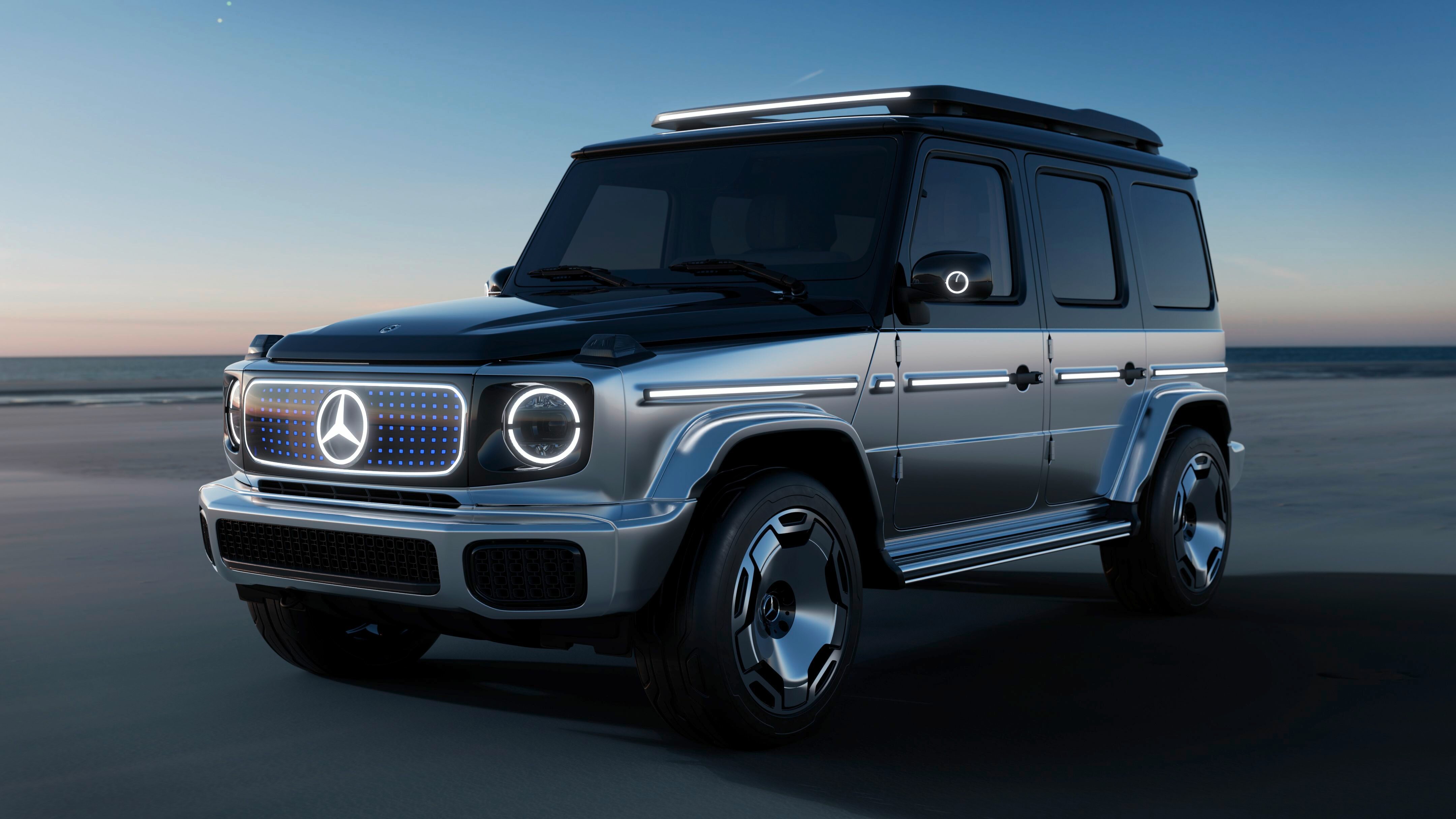 Mercedes-Benz G-класса стал электрическим: рама, четыре мотора и почти серийный вид