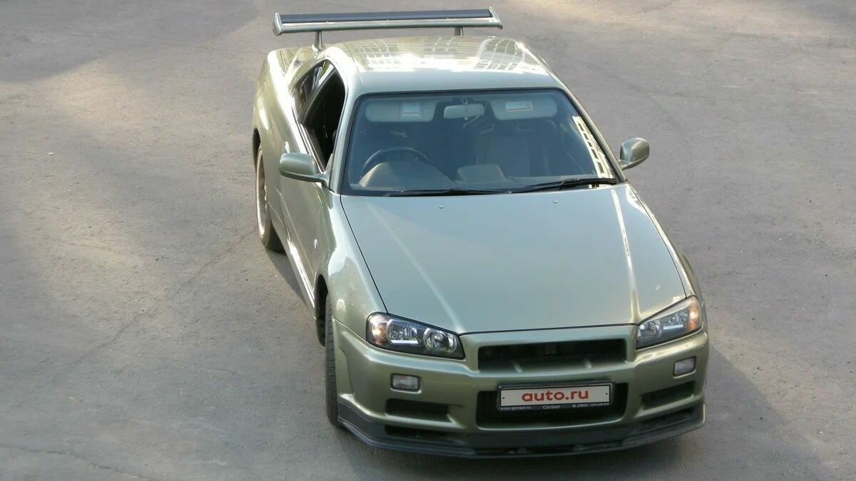 На Авто.ру продают Nissan Skyline GT-R R34 в редкой версии M-Spec Nür. Цена: 18,5 миллиона рублей