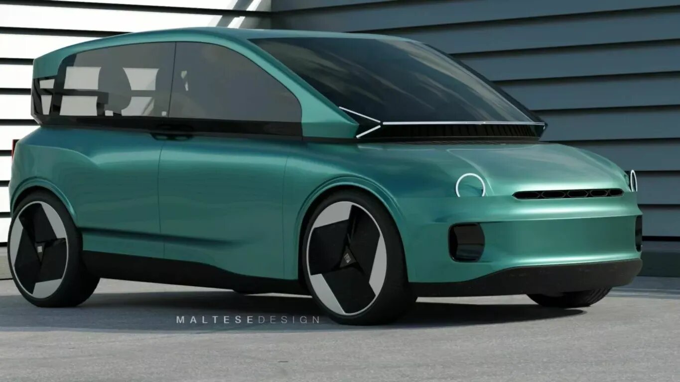 Независимый дизайнер показал, как мог бы выглядеть современный Fiat Multipla (теперь он не страшный)