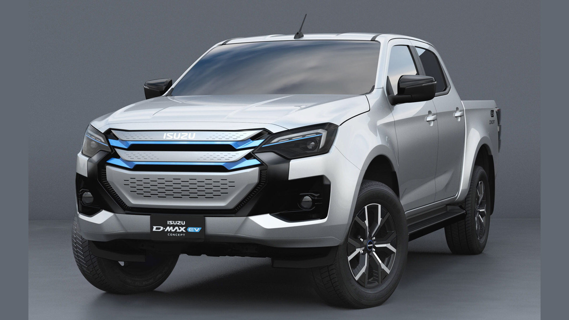 Isuzu начала рассекречивать рамный пикап на батарейках