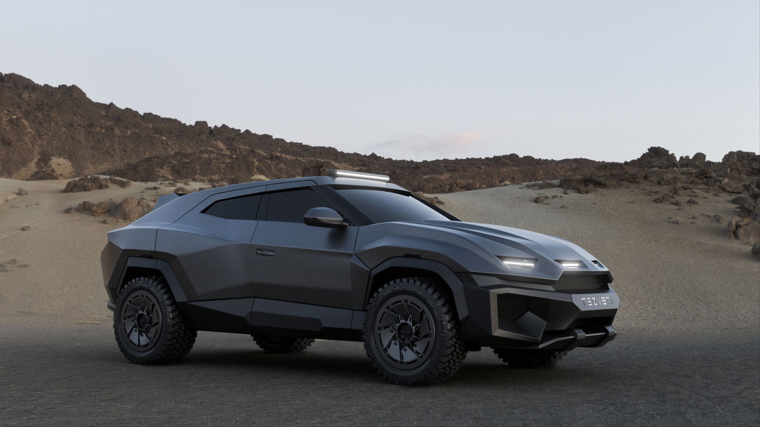 Фирма Rezvani превратила Lamborghini Urus в бронированный Бэтмобиль