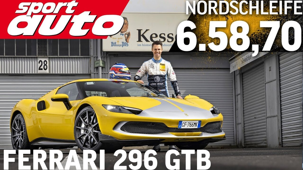 Первым Ferrari, проехавшим Нюрбургринг быстрее 7 минут, стало купе 296 GTB