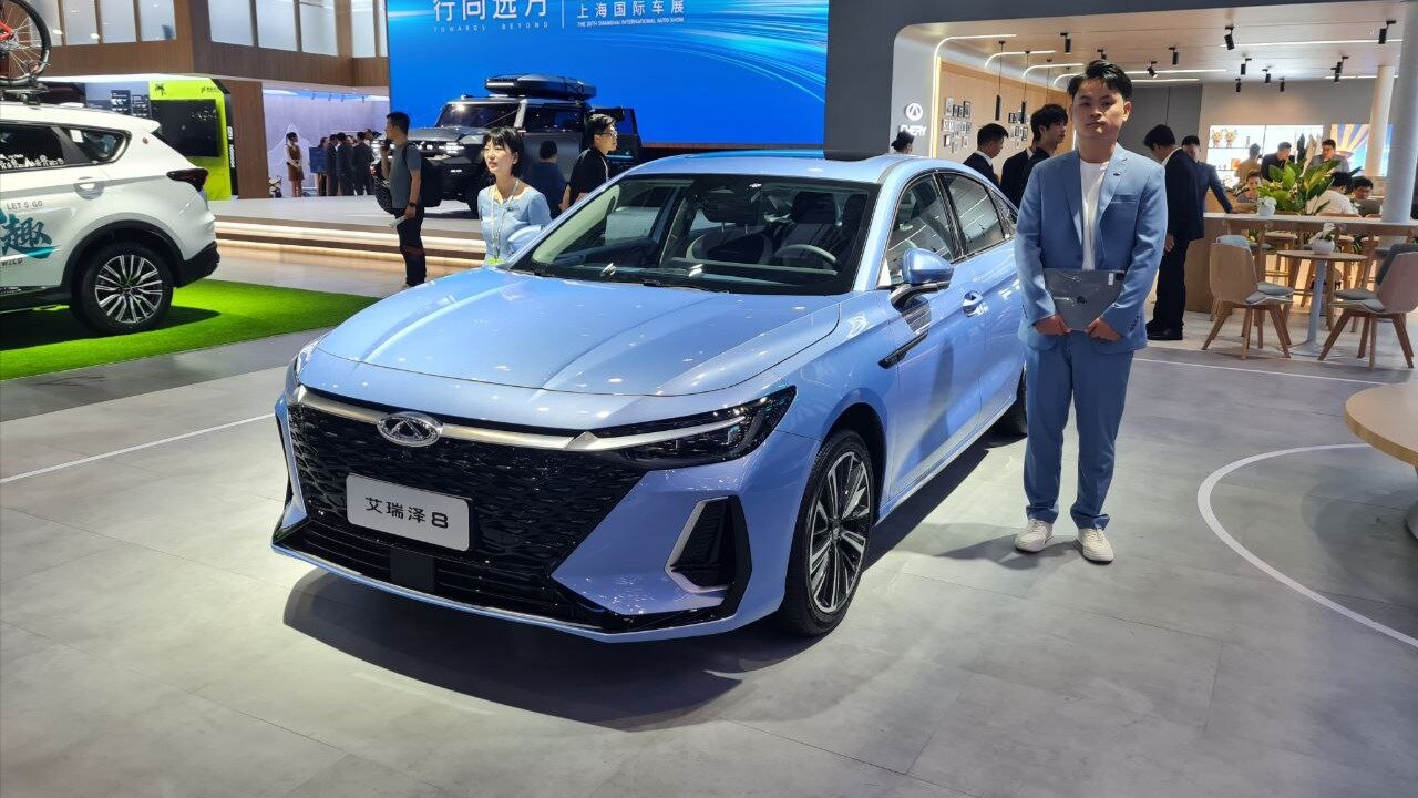Седан Chery Arrizo 8, который привезут в Россию, стал гибридом с расходом топлива 4 литра на 100 километров