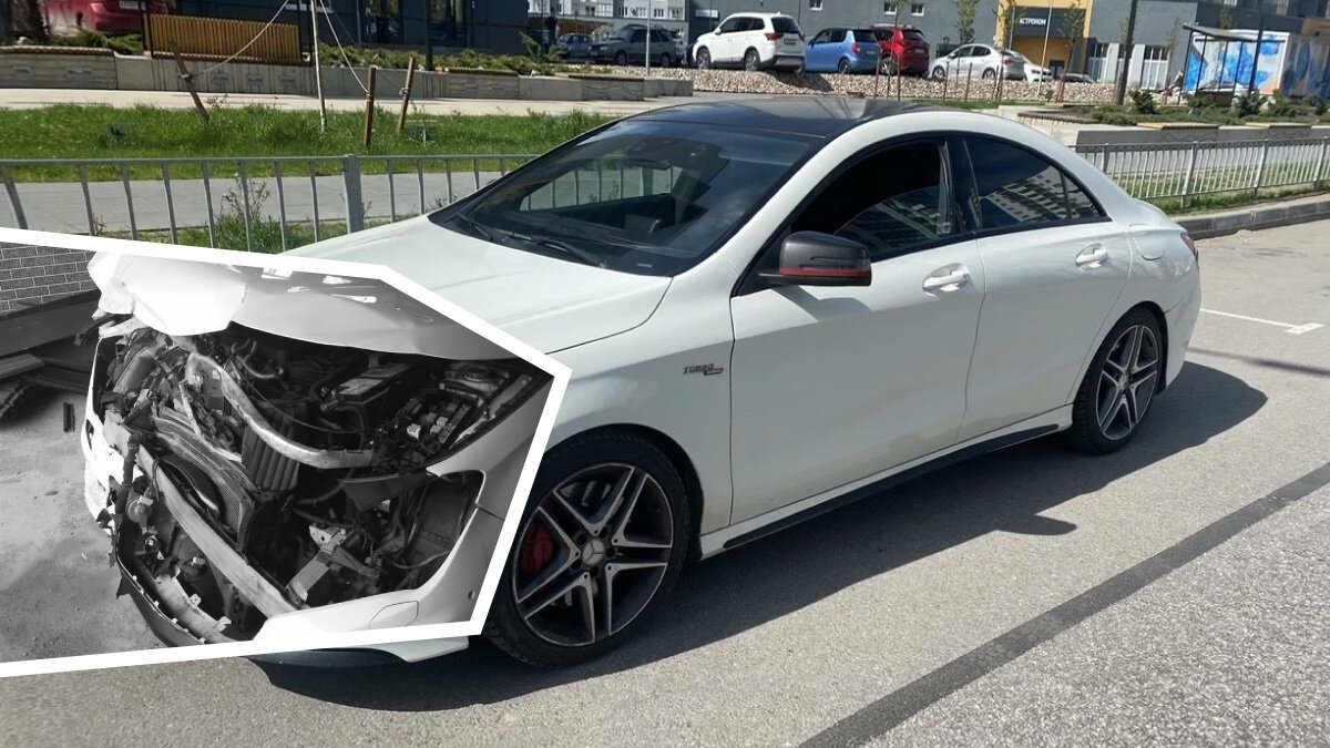 Мощный Mercedes-Benz CLA 45 AMG с разбитым «сердцем»: о чём не рассказывает продавец