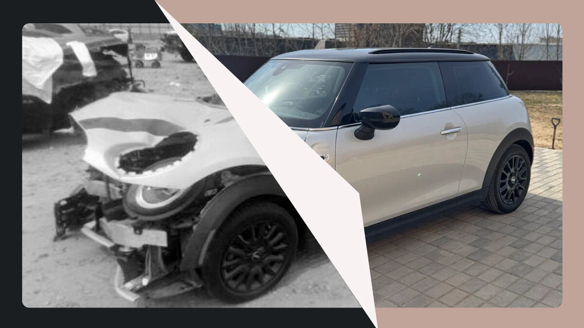 Стильный Mini Cooper, который приехал в Россию после «тотала»: о чём не рассказывает продавец