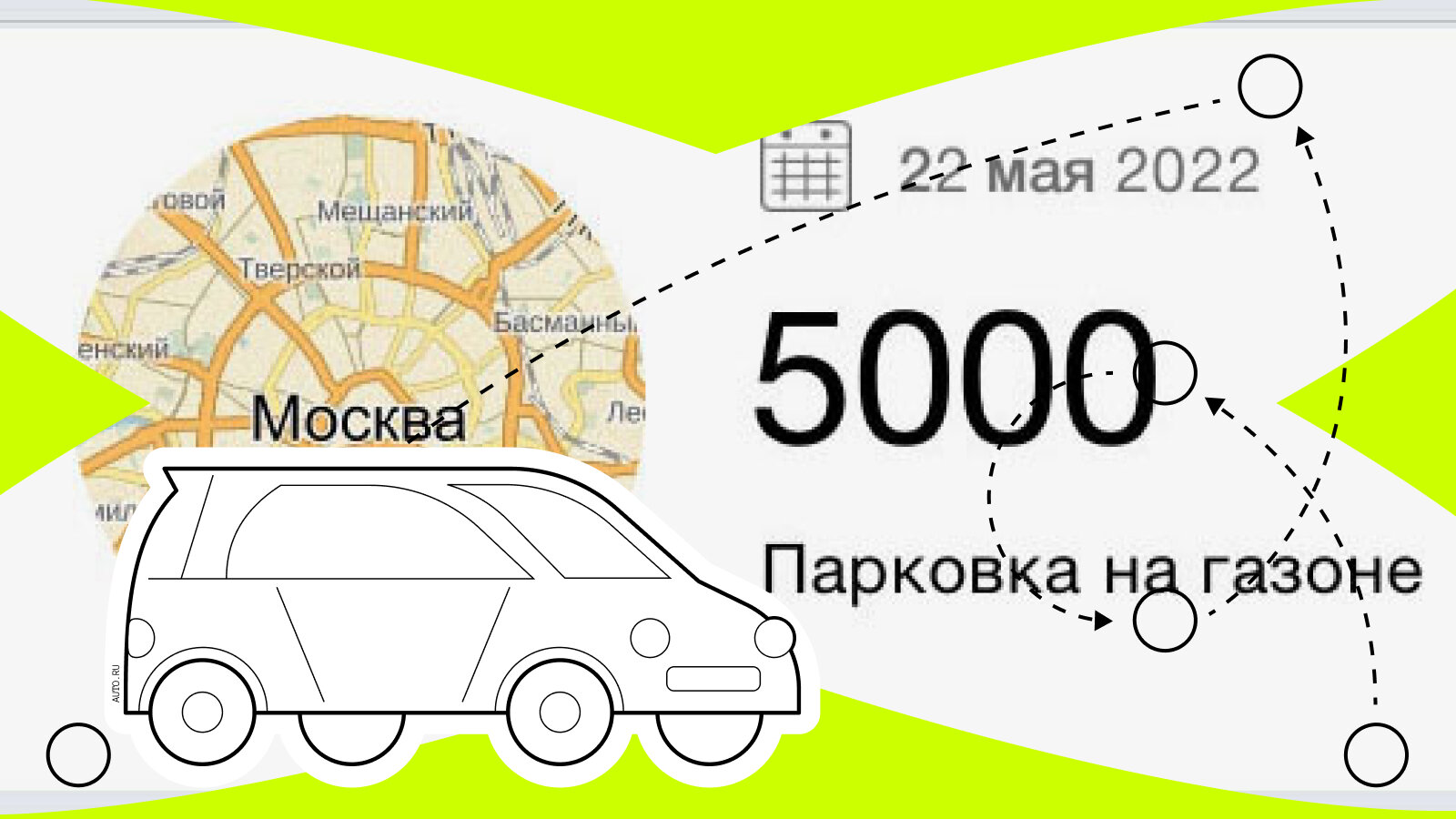 Штрафы за парковку на газоне и в зелёных зонах в 2025 году: сколько придётся заплатить и куда жаловаться